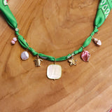 Bandana ketting - groen